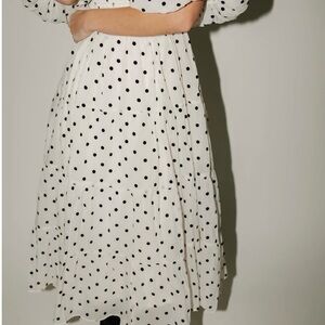 Polka Dot Midi Dress NWOT